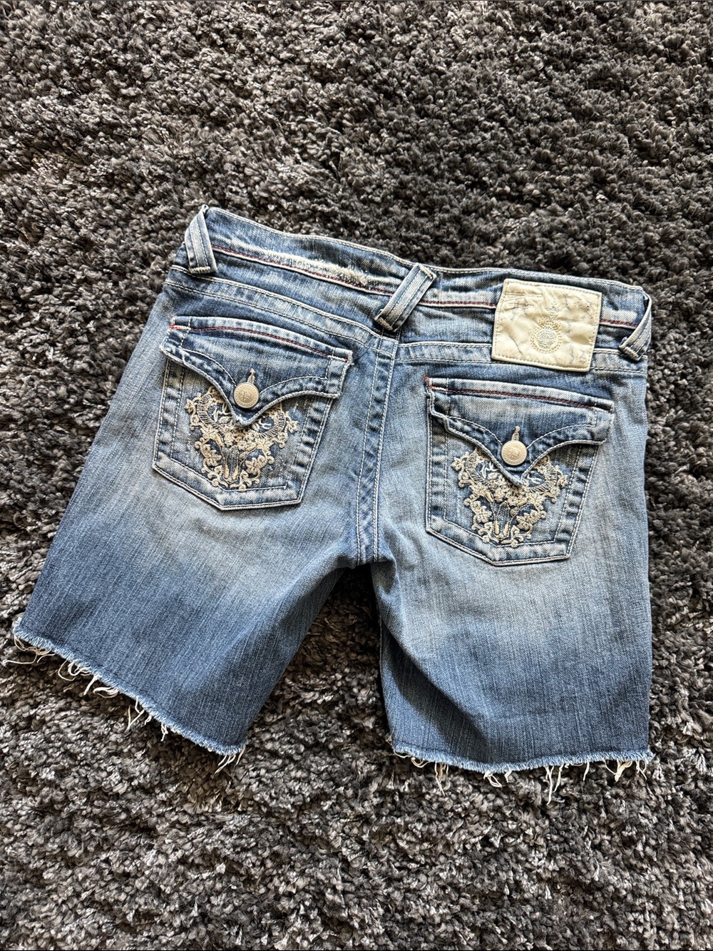 Plastic By Gly Cut Off Jean Shorts Sz 7